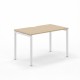 Nova U Scalloped Edge Bench Desk